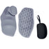 2pcs Flexible Gym Tape Grips with Storage Box for Weightlifting, Grey