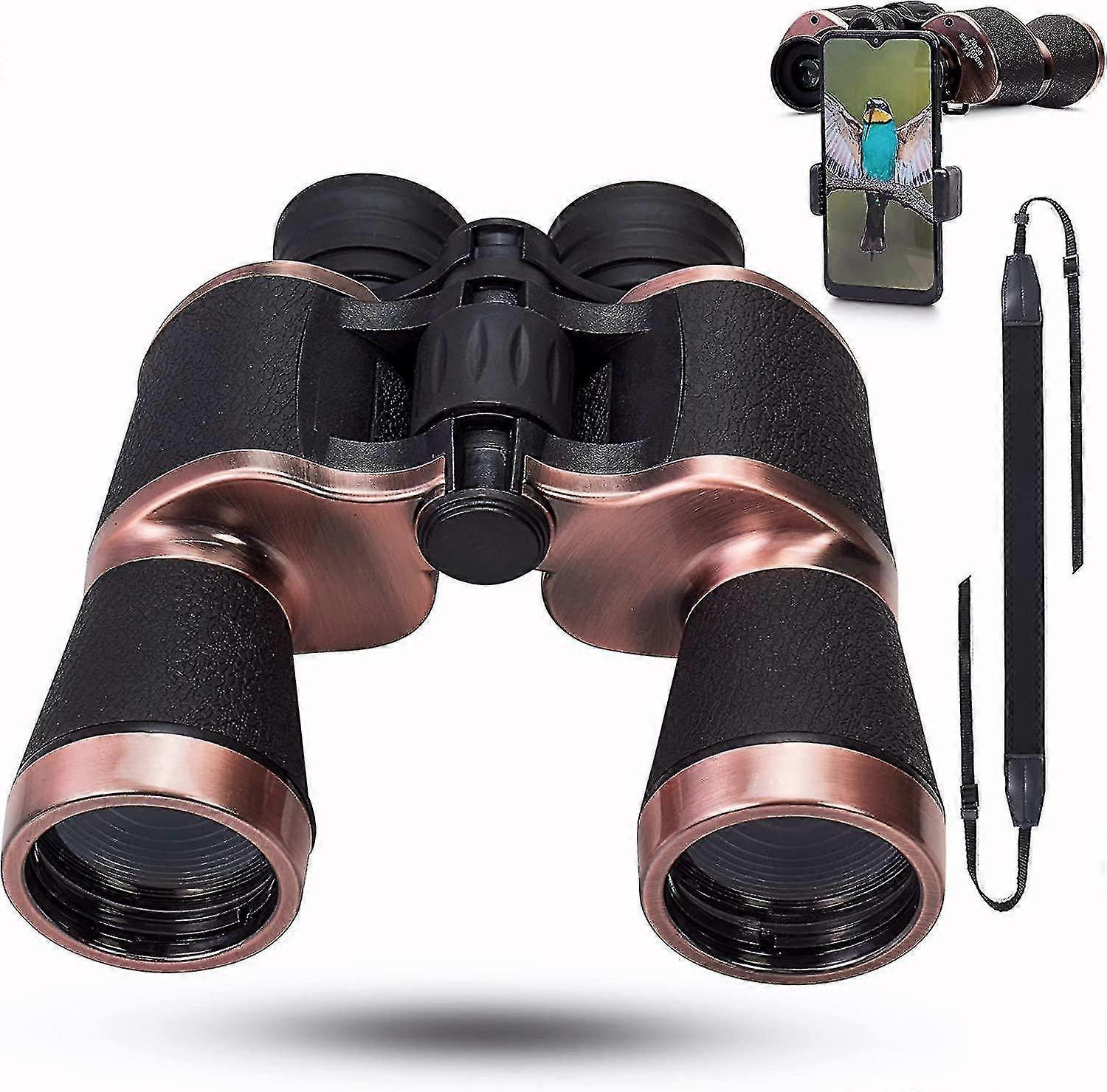 20x50 Compact Binoculars with Strap High Power Outdoor Telescope