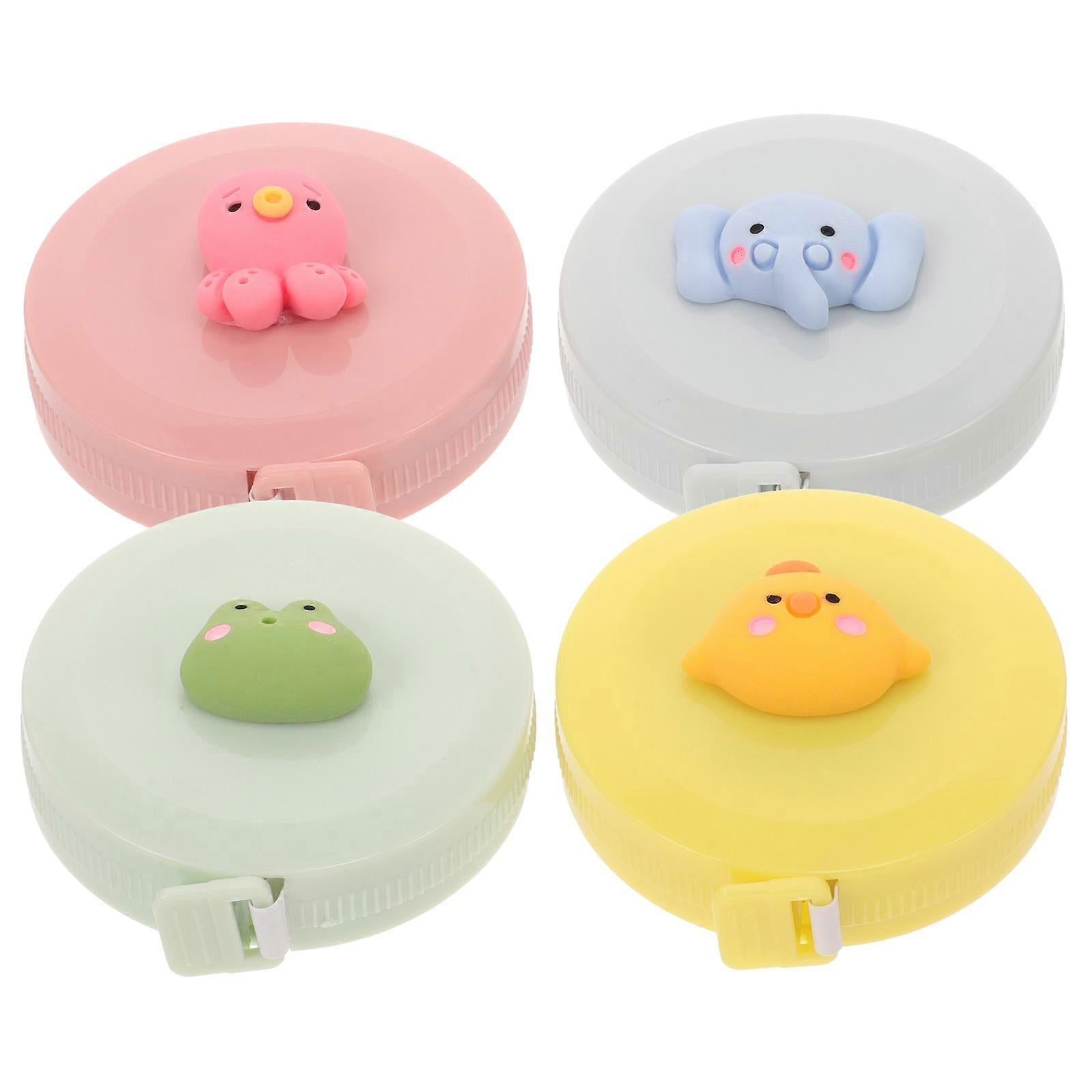 4pcs Body Measuring Tape Retractable Flexible Tape Measure for Body and Tailor