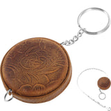 Mini Retractable Tape Measure Vintage Measuring Tape with Keychain Portable