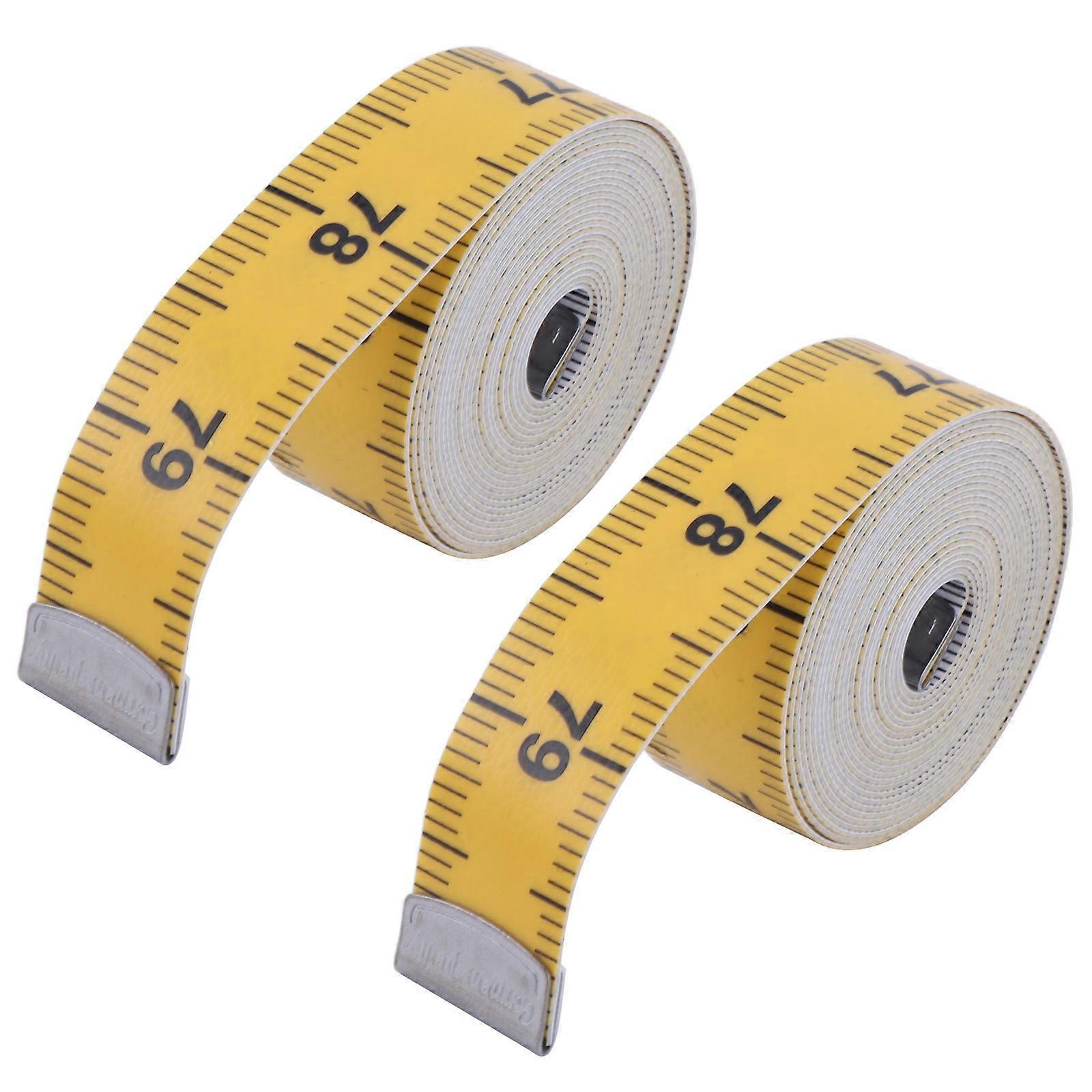 2 Pack Sewing Tape Measures 60inch Double Scale Soft Cloth Measuring Tape