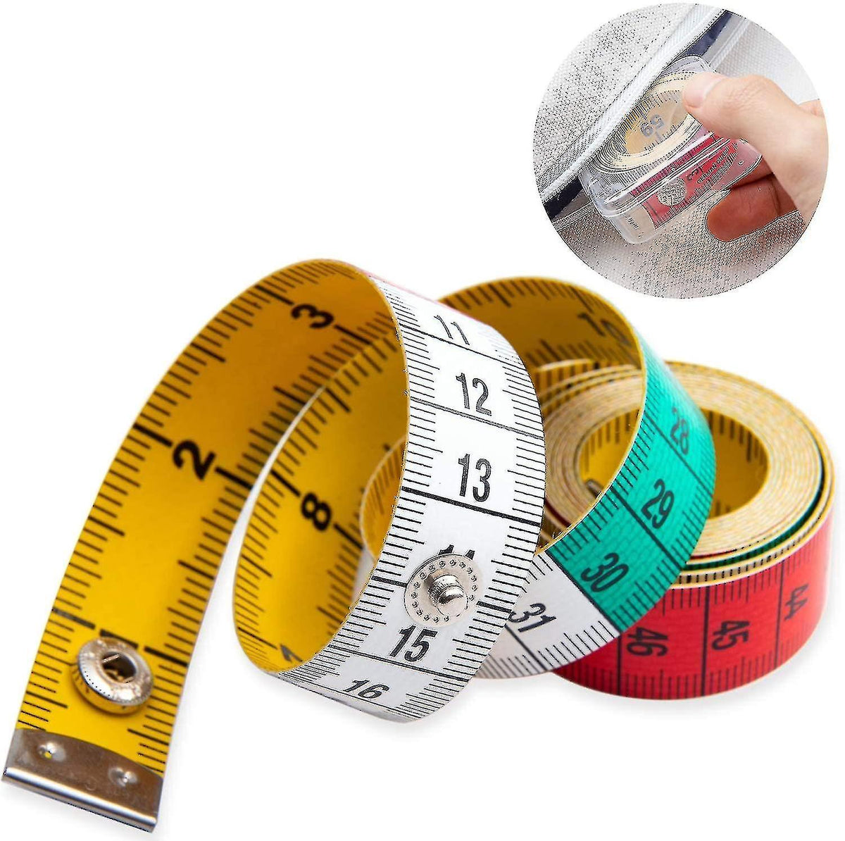 60in/150cm Soft Multicolor Tape Measure for Craft and Body Measuring