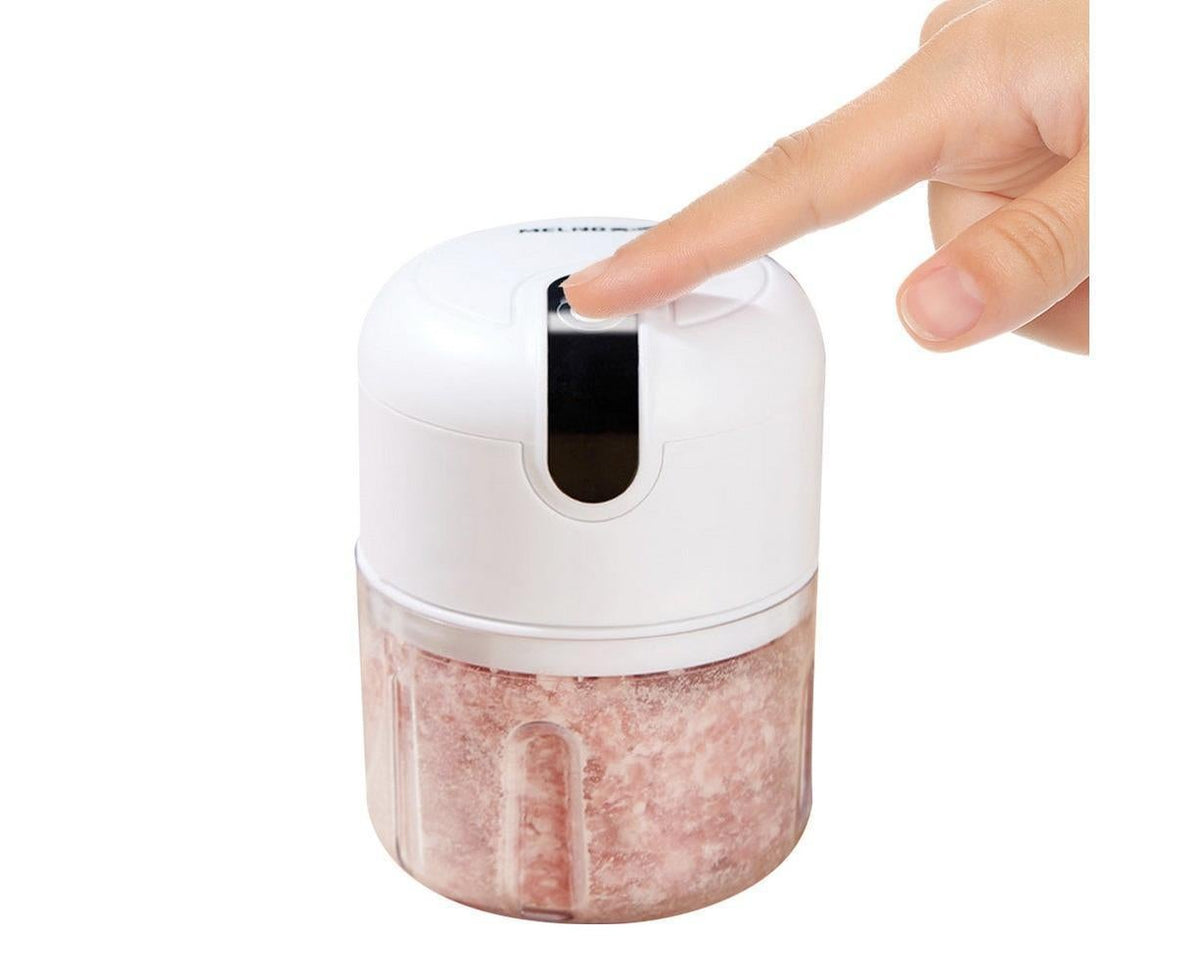 Electric Mini Garlic Chopper 250ML Wireless Portable Mini Food Processor Mincer Blender Mixer
