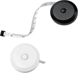 2pcs Fabric Tape Measure Retractable Body Measuring Tape Soft Sewing Tool