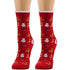Christmas Socks for Women Wool Mid-Calf Socks Autumn Winter Holiday Warm Socks