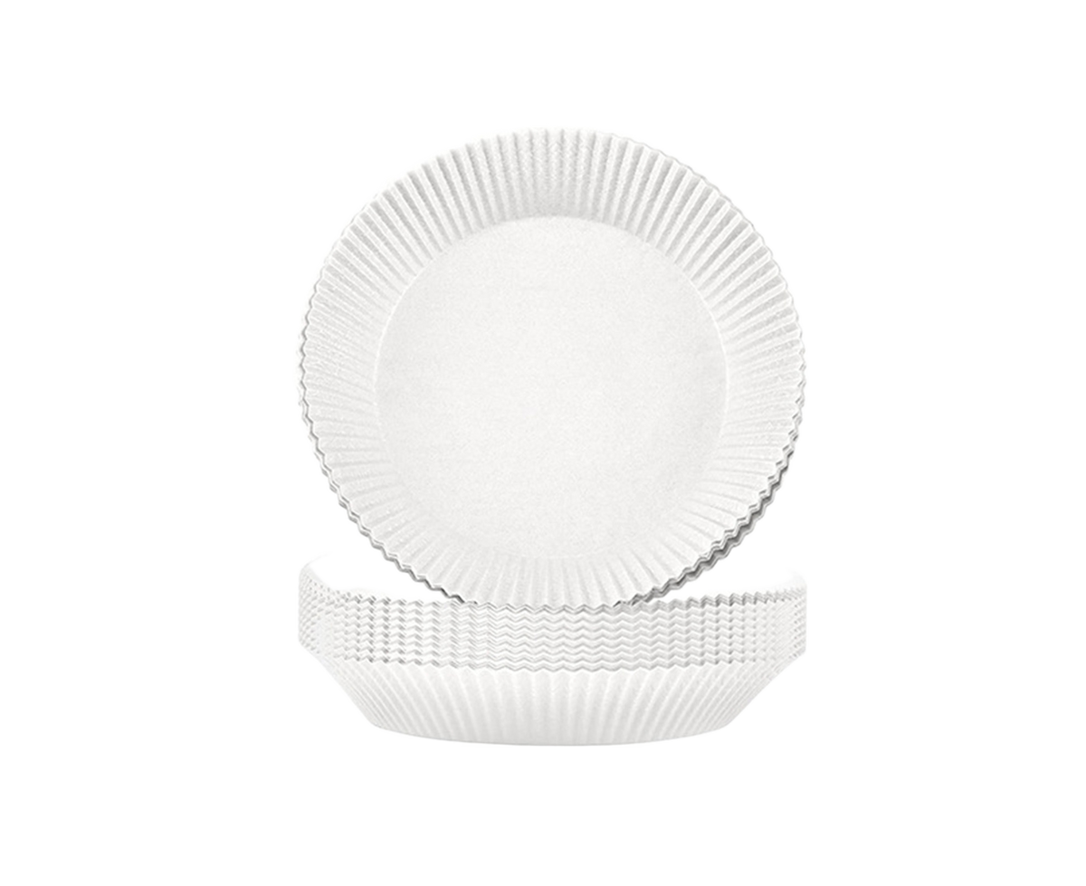 Fryer Liner Oil-proof Baking Pan Liner-White 20cm