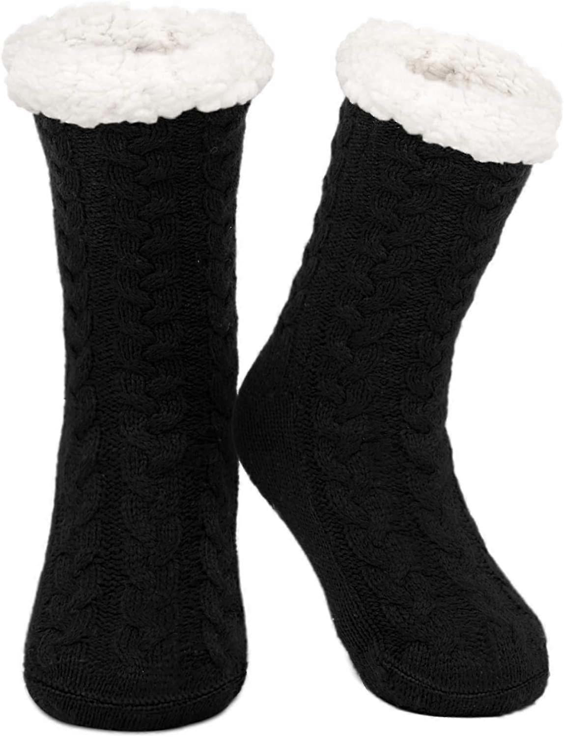 Women's Cuddly Hut Socks Soft Warm Indoor Fluffy Socks for Winter