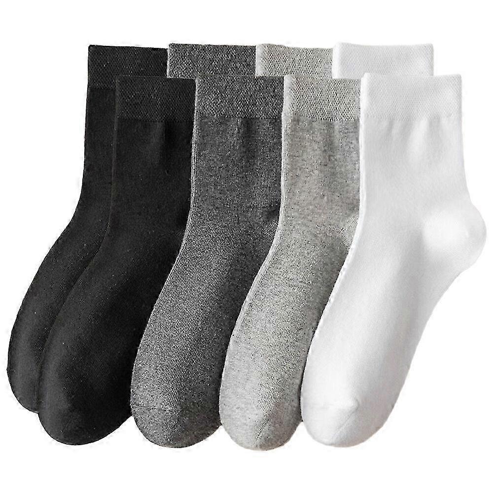 4 Pairs Mens Ankle Dress Socks Casual Sport Socks for Adult Daily Wear