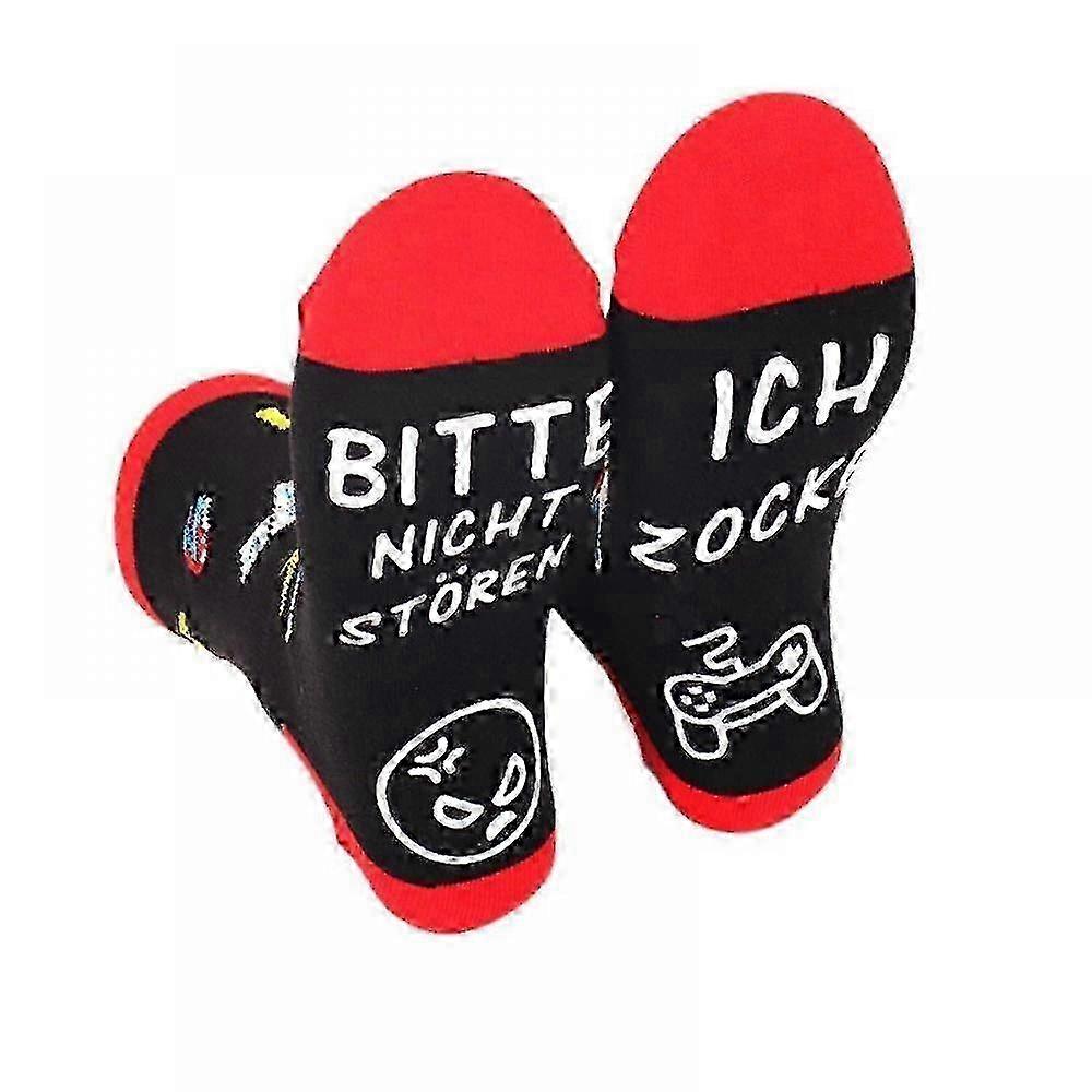 Gaming Socks - Please Dont Disturb I'm Gaming - Non-Slip Gamer Ankle Socks