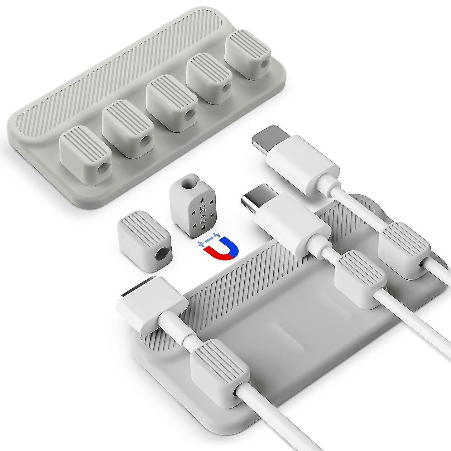 Cable Holder Organizer for Desk or Home Wire Management Solution