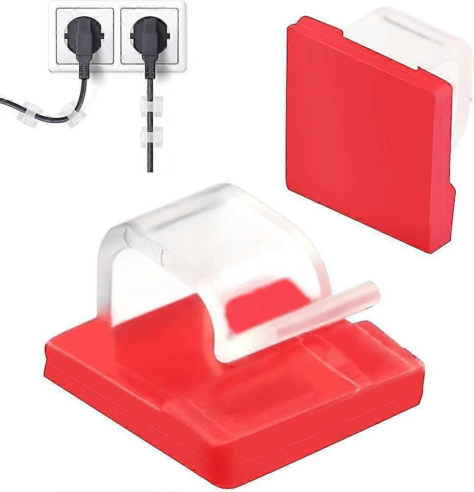 Self-Adhesive Cable Holder Set Wire Clips Cord Clamps for Cable Management