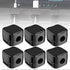 6-Pack Black grip Cable Clips Desk Organizer Adhesive Wire Holder