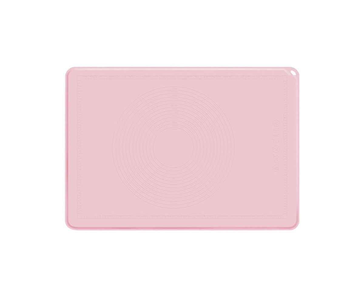 Pastry Mat Silica Gel Dough Rolling Mat-Pink S
