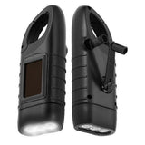 2pcs Hand-Crank Solar Flashlights Emergency Mini LED Torch for Survival Kits