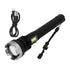 Super Bright Zoomable Flashlight USB Rechargeable Waterproof Aluminum Outdoor Torch