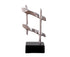 Mini Musical Note Music Present Home Living Room Piano Bedroom Desktop Decor-Silver D
