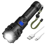 Powerful Pocket Flashlight Super Bright Waterproof Handheld Torch Rechargeable