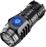 Mini Adjustable Brightness LED Flashlight Compact Super Strong Torch