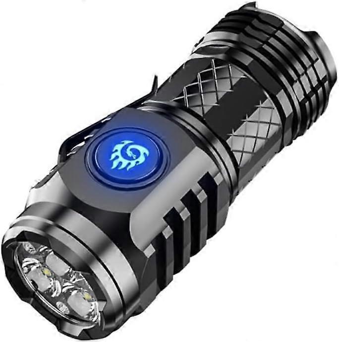Mini Adjustable Brightness LED Flashlight Compact Super Strong Torch