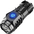 Mini Adjustable Brightness LED Flashlight Compact Super Strong Torch