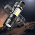 1000LM LED Flashlight Rechargeable Zoomable Torch with 4 Modes Super Bright Handheld Light
