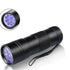 12 LED UV Flashlight Purple Ultraviolet Torch for Detection or Cleaning Use