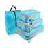 4pcs Compression Packing Cubes with Zipper Travel Luggage Organizer Set