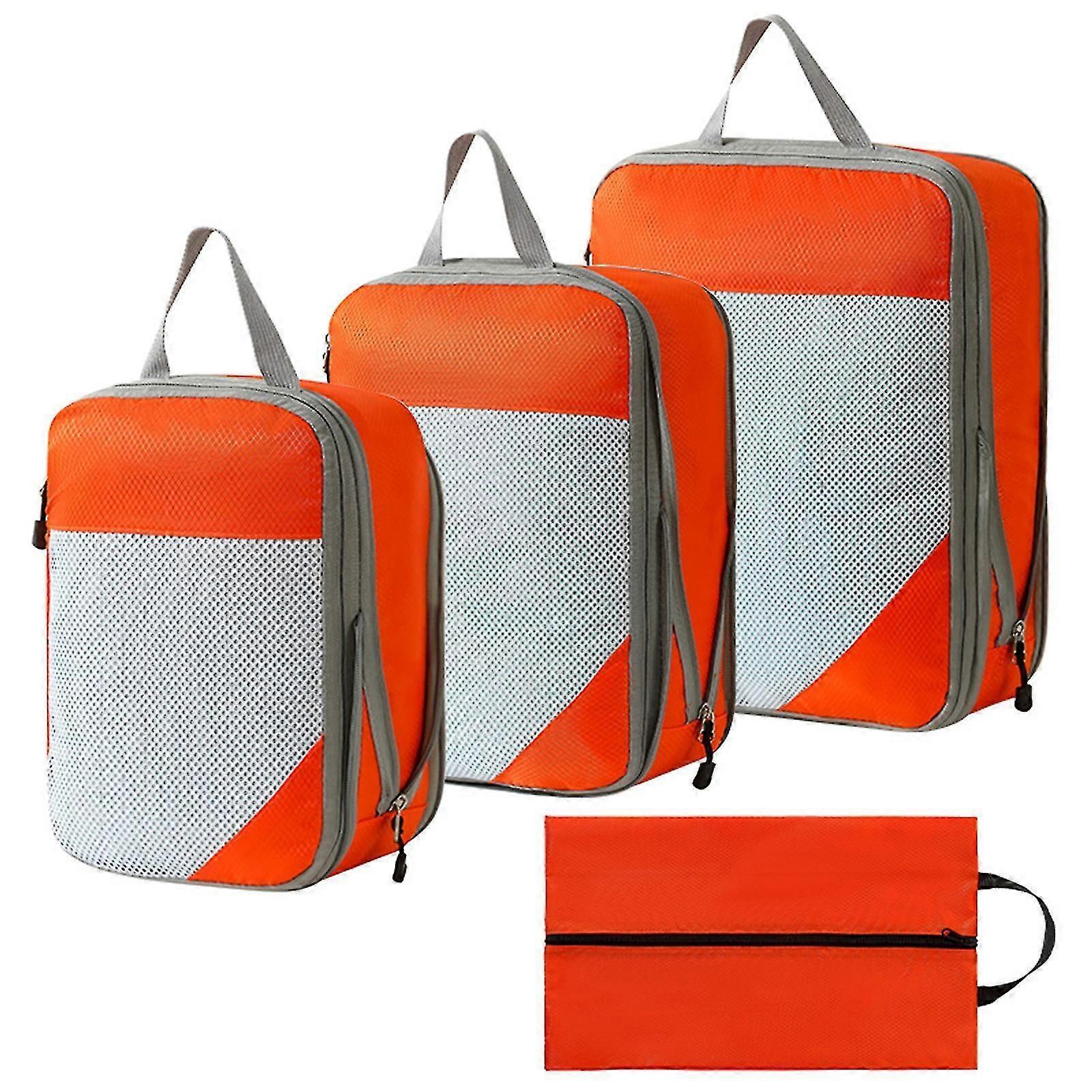 4pcs Extensible Compression Packing Cubes for Suitcases - 50% Offer