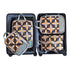 4pcs Travel & Home Packing Cubes with Printed Design for Easy Organization
