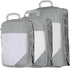 3pcs Compression Packing Cubes Lightweight Suitcase Luggage Organizers