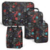Compression Packing Cubes with Shoe Bag Foldable Luggage Storage Organizer