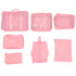 7pcs Packing Cubes Set Travel Organizer Bags for Luggage & Accessories