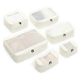 6pcs Compression Packing Cubes Type B Travel Suitcase Organizer Storage Bags
