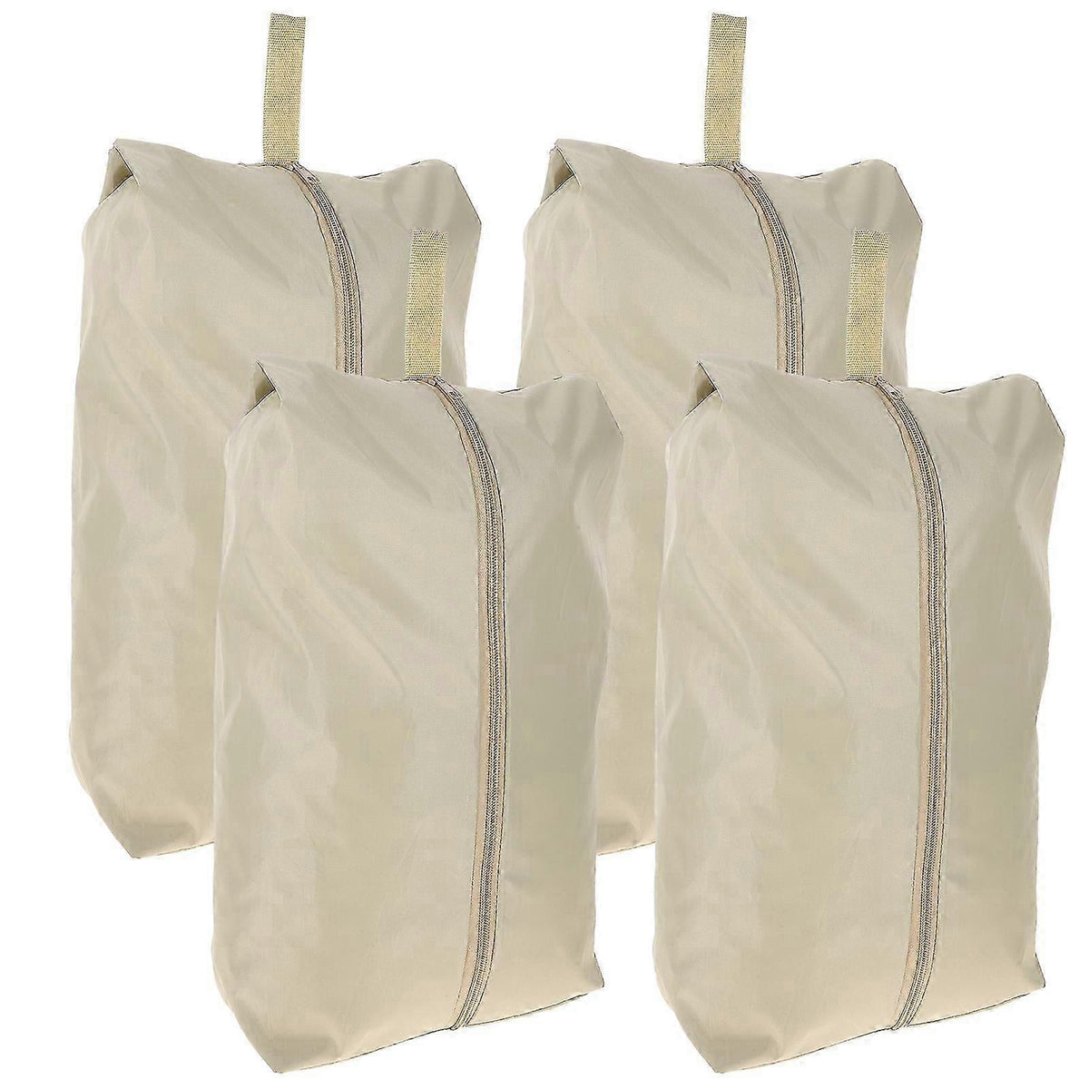 4pcs Travel Packing Cubes with Zipper Shoe and Clothes Bags for Luggage