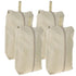4pcs Travel Packing Cubes with Zipper Shoe and Clothes Bags for Luggage