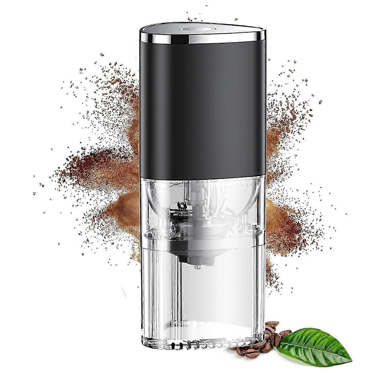 Electric Burr Coffee Grinder - Mini Cordless Coffee Bean Grinder for Home & Travel