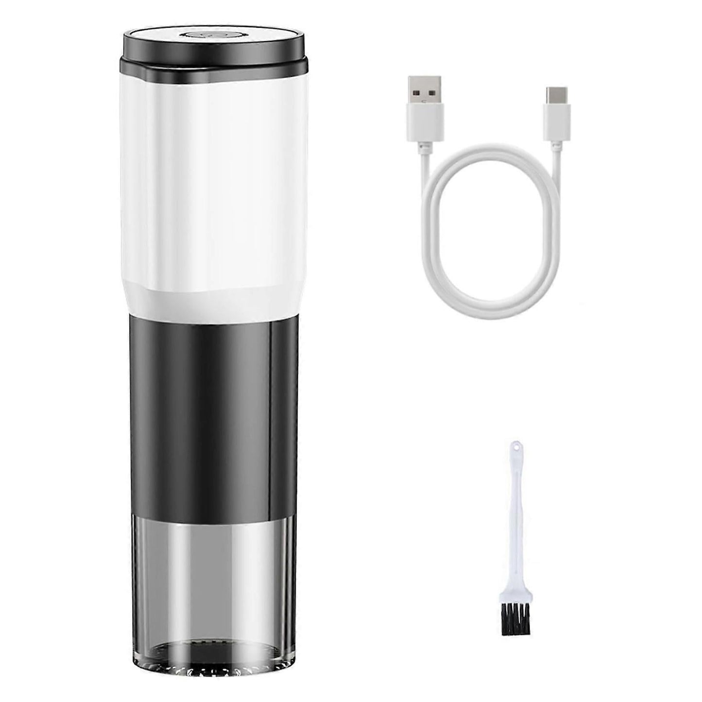 Electric Coffee Grinder - Rechargeable Coffee Mill, Compact Grinder for Office & Travel