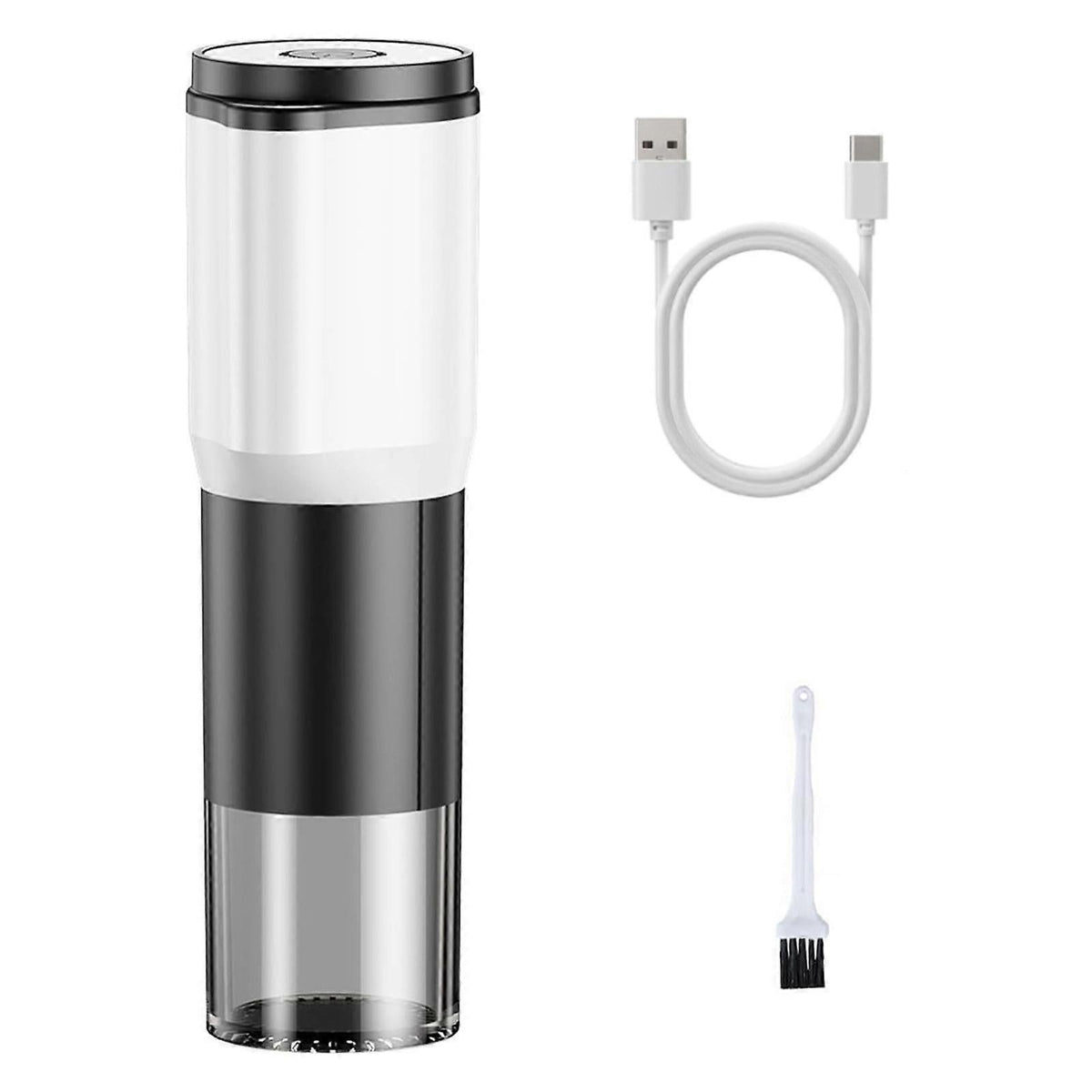 Electric Coffee Grinder - Rechargeable Coffee Mill, Compact Grinder for Office & Travel