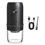 Electric Coffee Grinder - Rechargeable Coffee Mill, Compact Grinder for Office & Travel