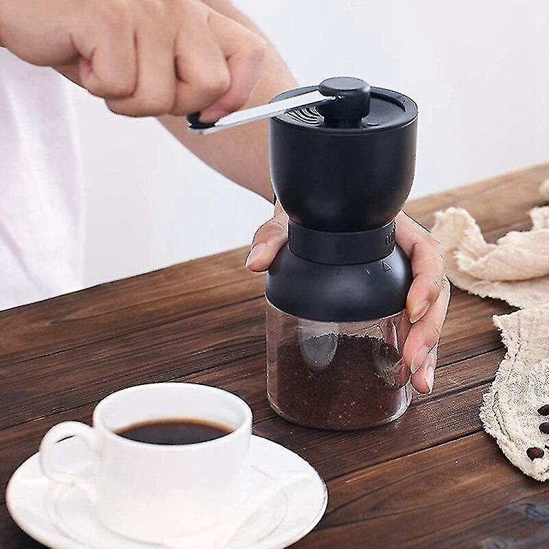 Manual Coffee Grinder - Adjustable Ceramic Burr Grinder for Drip & Espresso Coffee