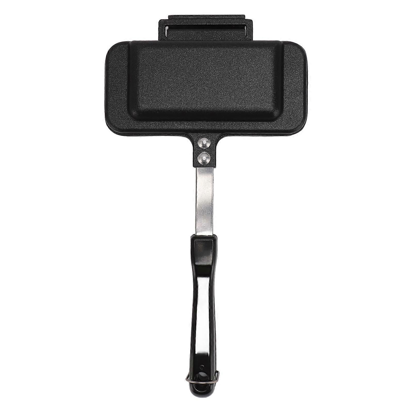 Stovetop Waffle Pan - Portable Nonstick Aluminum Waffle Maker for Family Breakfast (Type A)