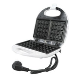 750W Mini Waffle Maker - Nonstick Aluminum Alloy Waffle Iron for Breakfast, Easy to Use