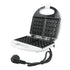 750W Mini Waffle Maker - Nonstick Aluminum Alloy Waffle Iron for Breakfast, Easy to Use