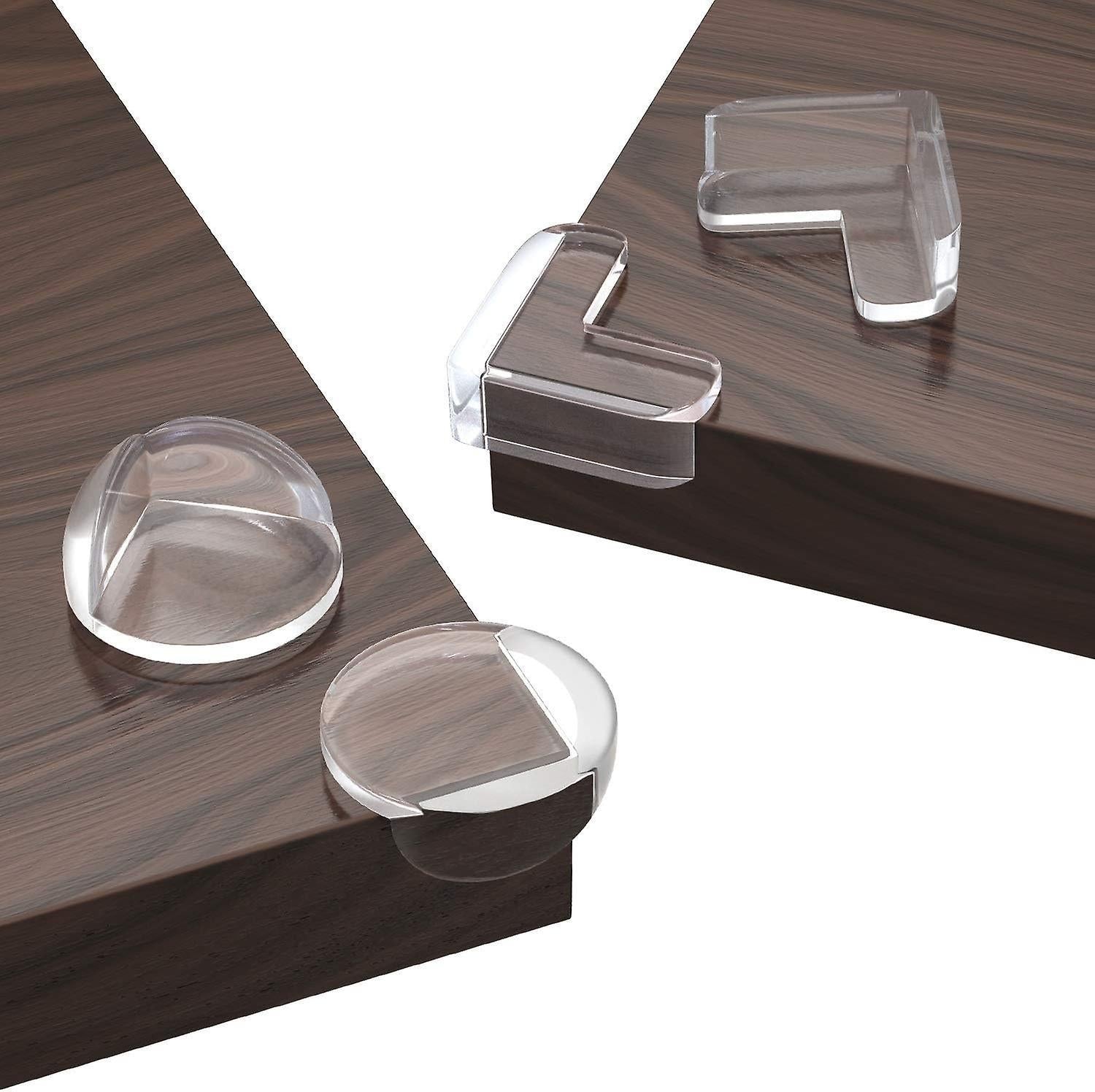 16pcs Transparent Table & Furniture Corner Protectors - Clear Babies Edge Guards