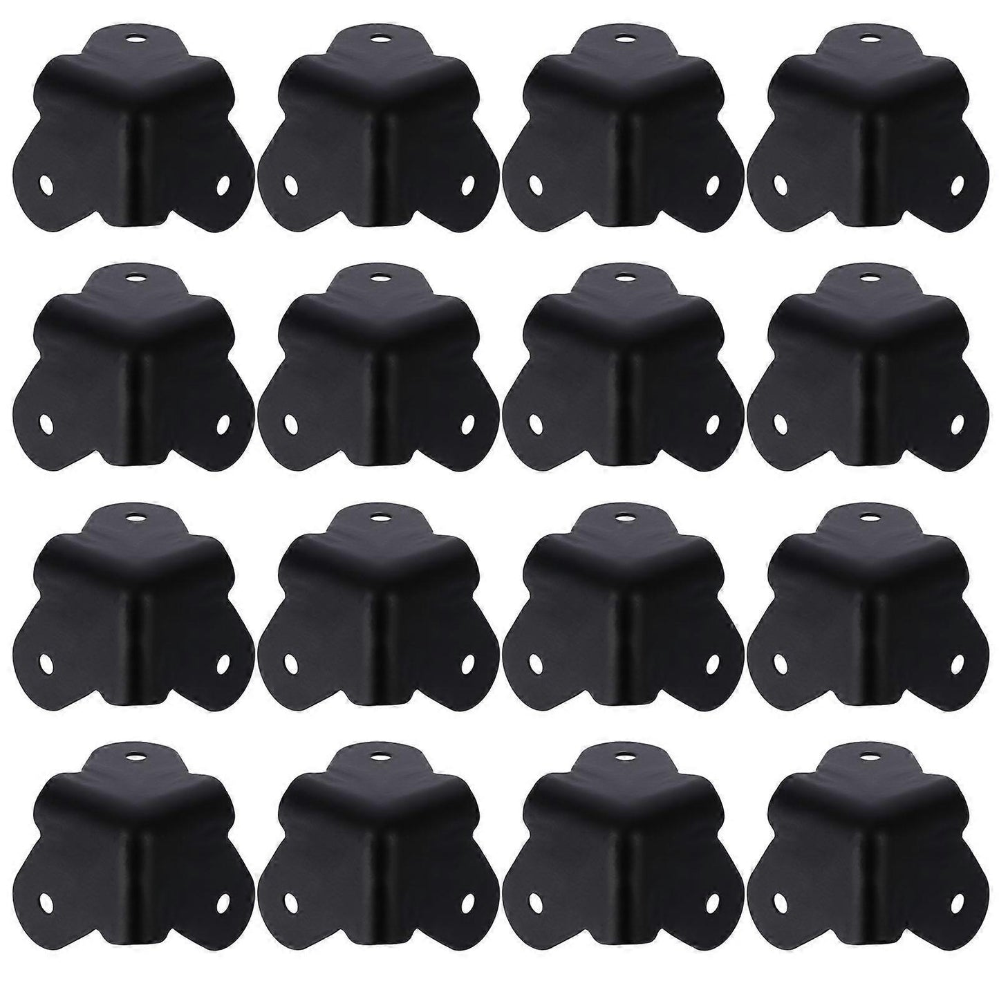 16pcs Metal Speaker Corner Protectors - Rounded Cabinet Box Edge Guards