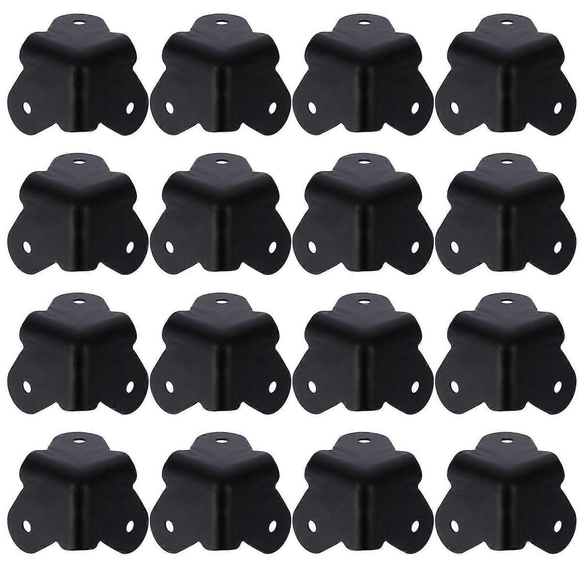 16pcs Metal Speaker Corner Protectors - Rounded Cabinet Box Edge Guards
