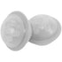 2pcs Rubber Table Corner Protectors - Grey Babies Proofing Guards for Furniture Corners