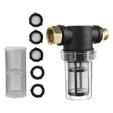 Garden Hose Sediment Filter - Water Filter for Pressure Washer Garden Hose Inlet