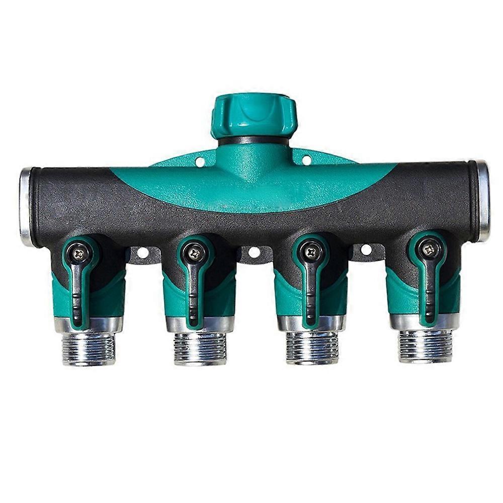 Water Hose Splitter - 2-Way Hose Manifold with Leak-Proof Connector Valves
