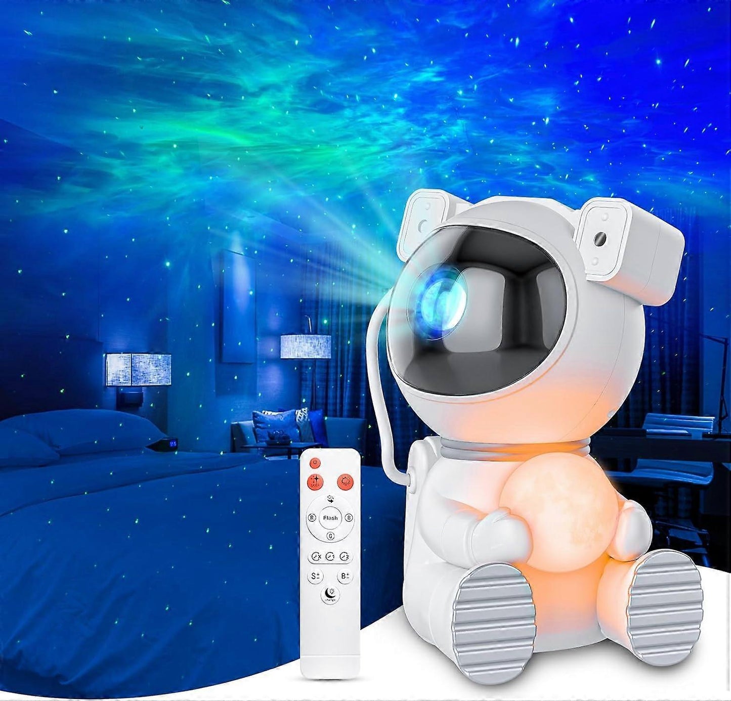 Astronaut Star Projector - Starry Sky Projector with Timer and Remote
